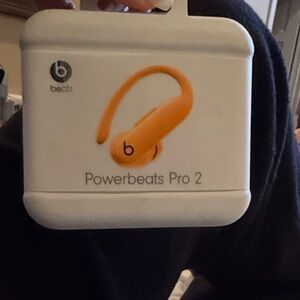 Beats by Dre Powerbeats Pro 2 Orange Ear-Hook True Wireless Headphones